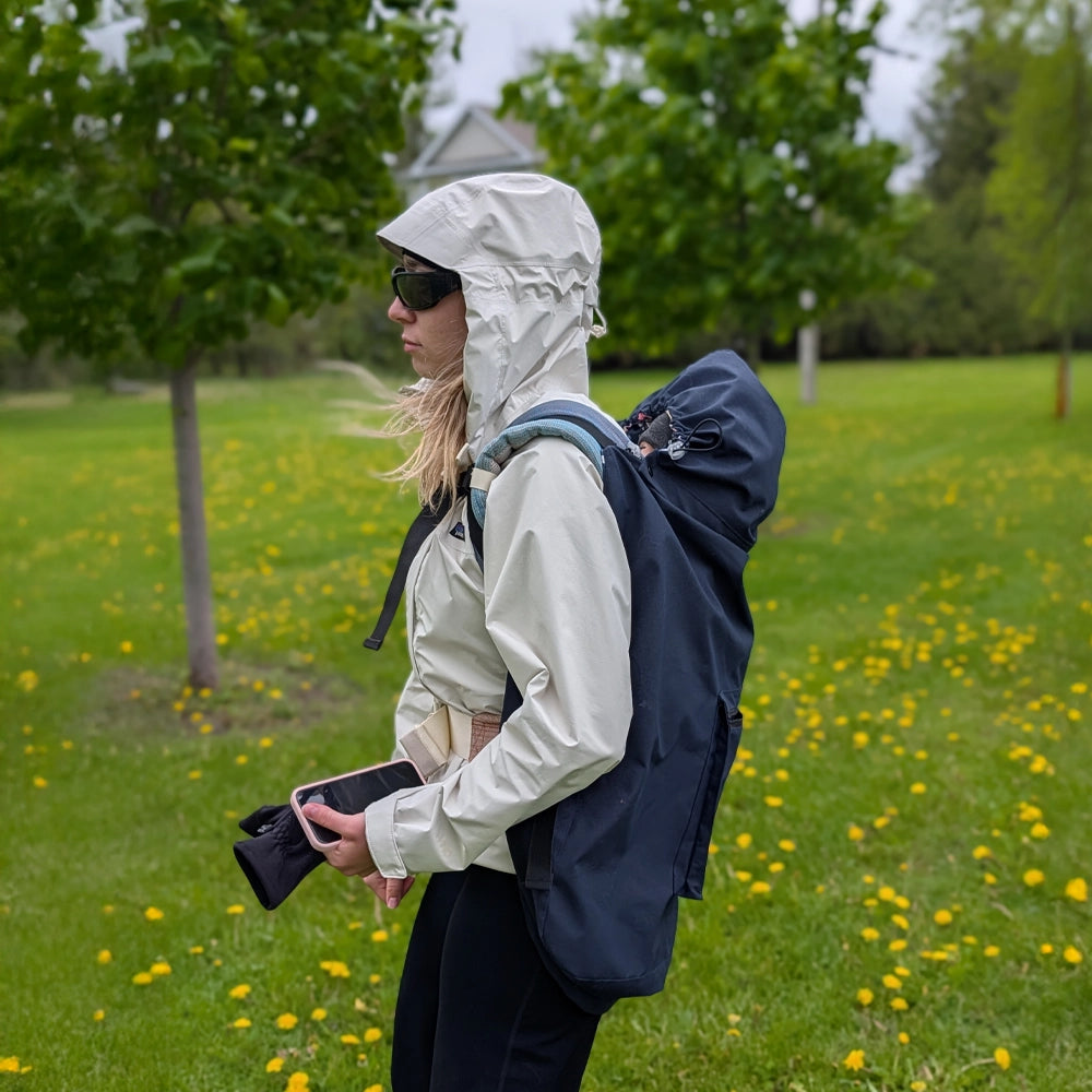 Outdoor Babywearing Cover - Navy blue
