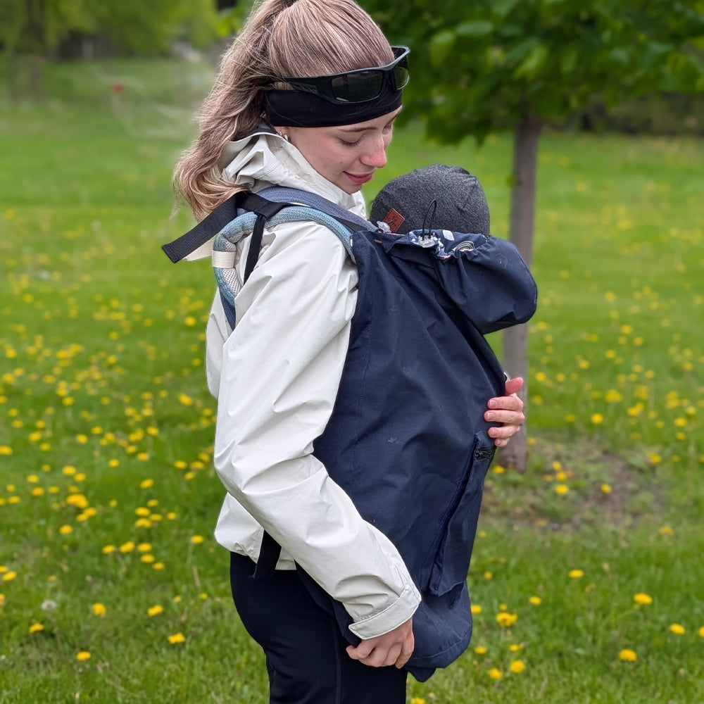 Outdoor Babywearing Cover - Navy blue