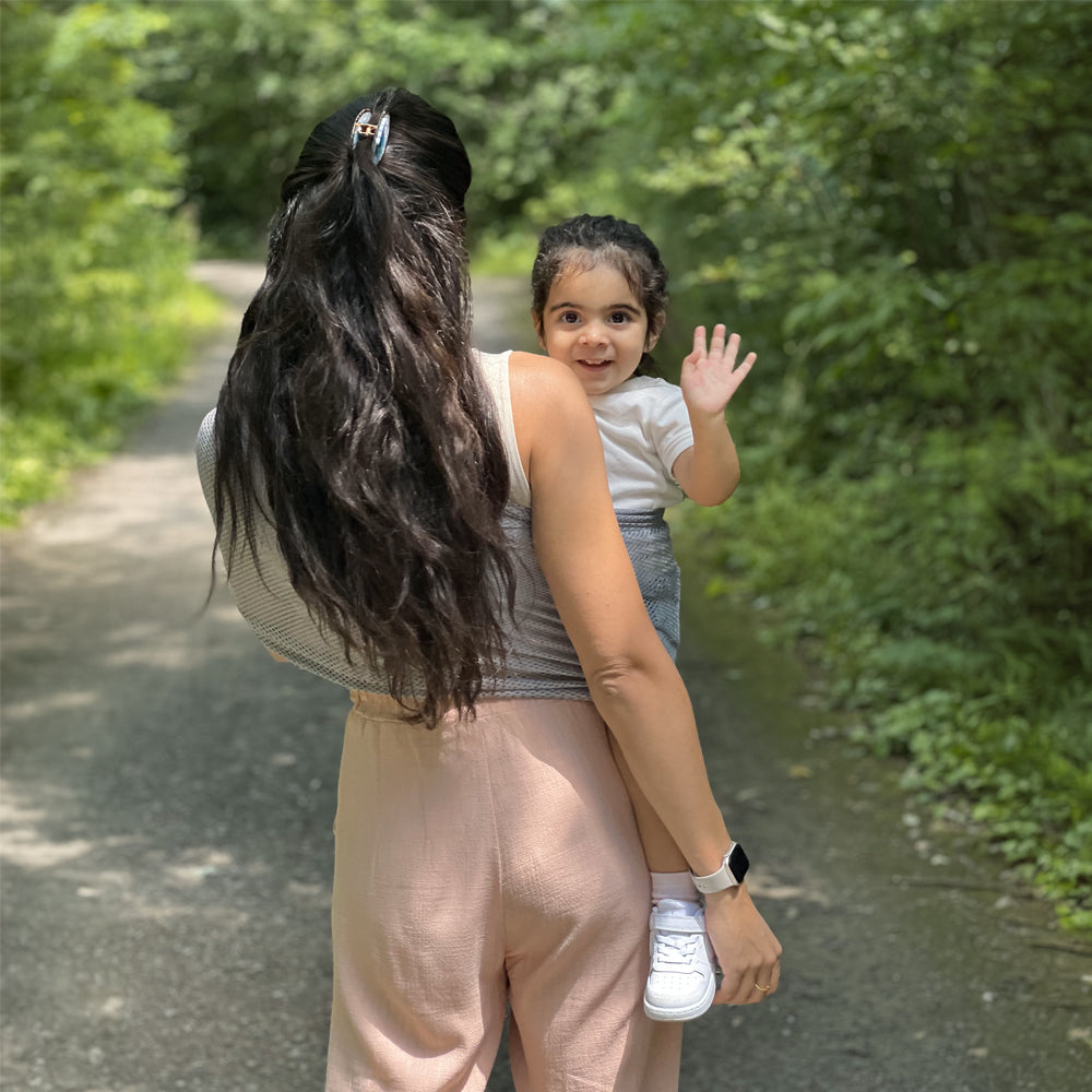 Écharpe Ajustable AIR (Ring Sling) | Gris - Chimpäroo