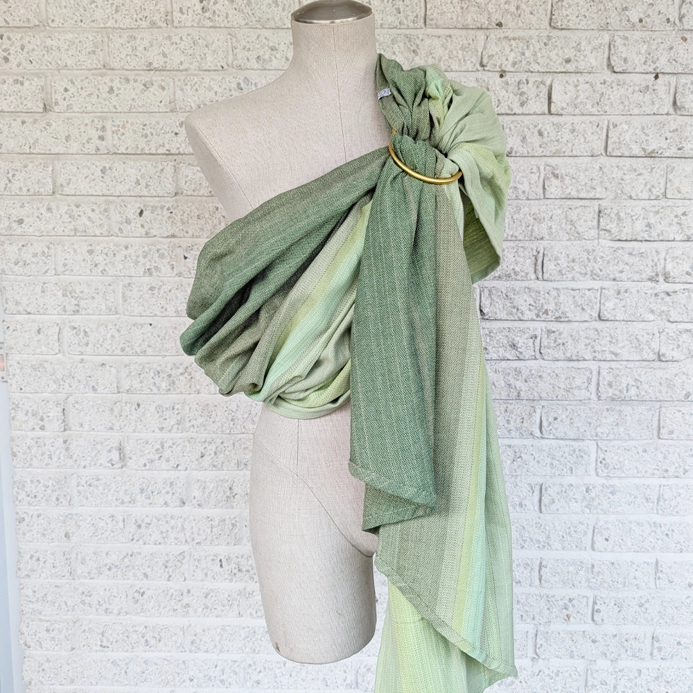 Écharpe Ajustable Tissée (Ring Sling) | Matcha