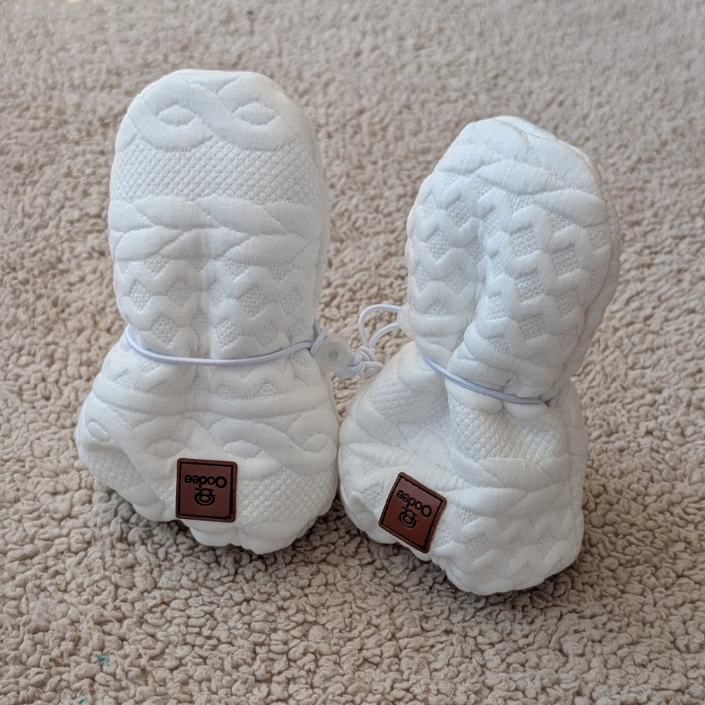 Mitaines Oodee | Tricot blanc