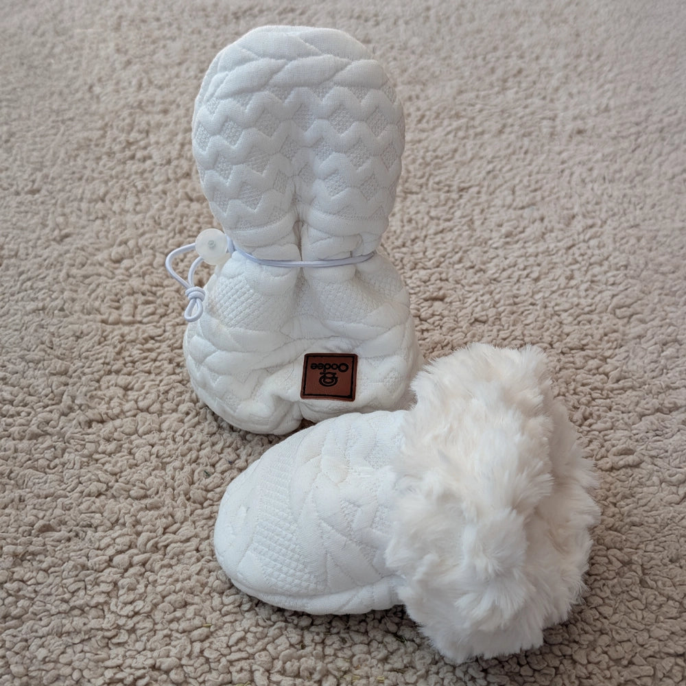 Mitaines Oodee | Tricot blanc