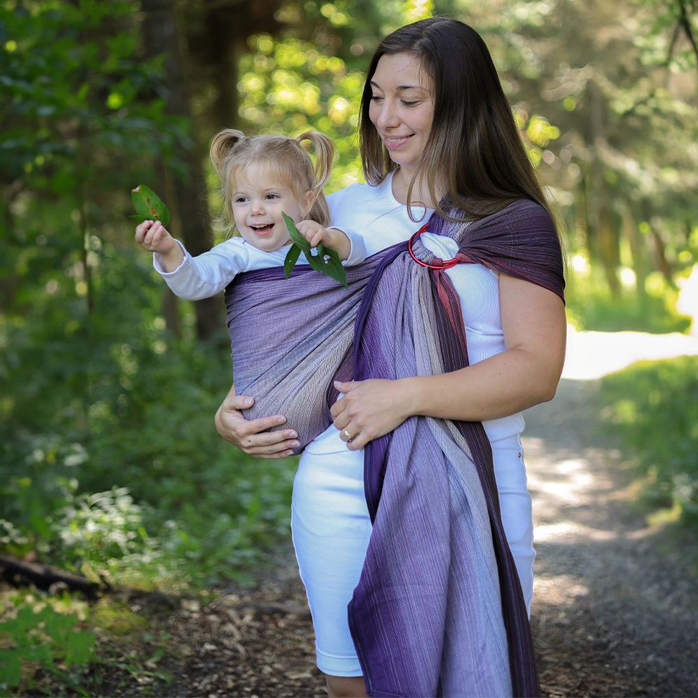 Écharpe Ajustable Tissée (Ring Sling) | Sunset - Chimpäroo