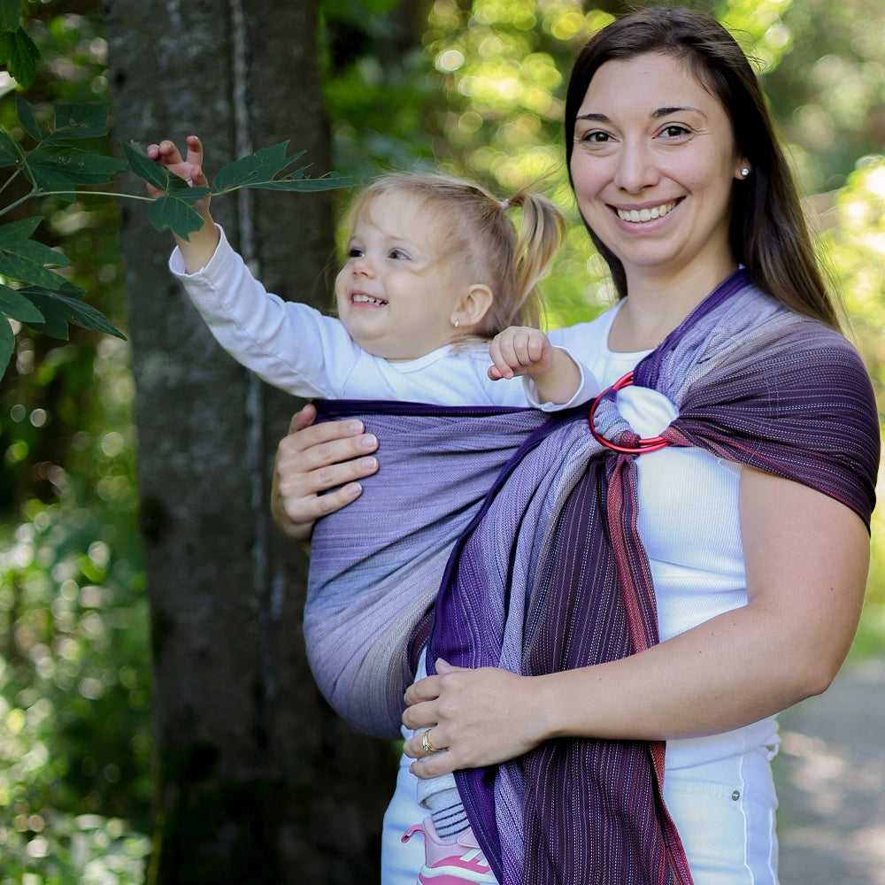 Écharpe Ajustable Tissée (Ring Sling) | Sunset - Chimpäroo