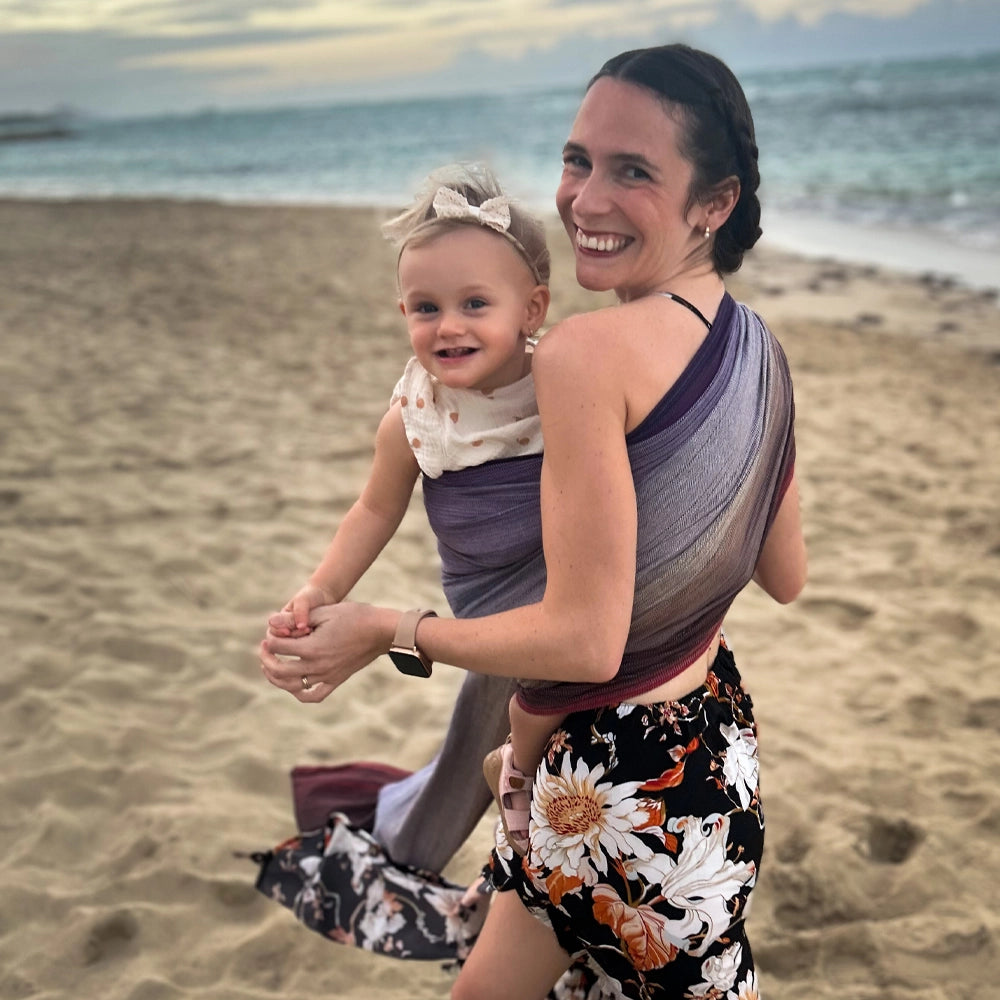Écharpe Ajustable Tissée (Ring Sling) | Sunset - Chimpäroo