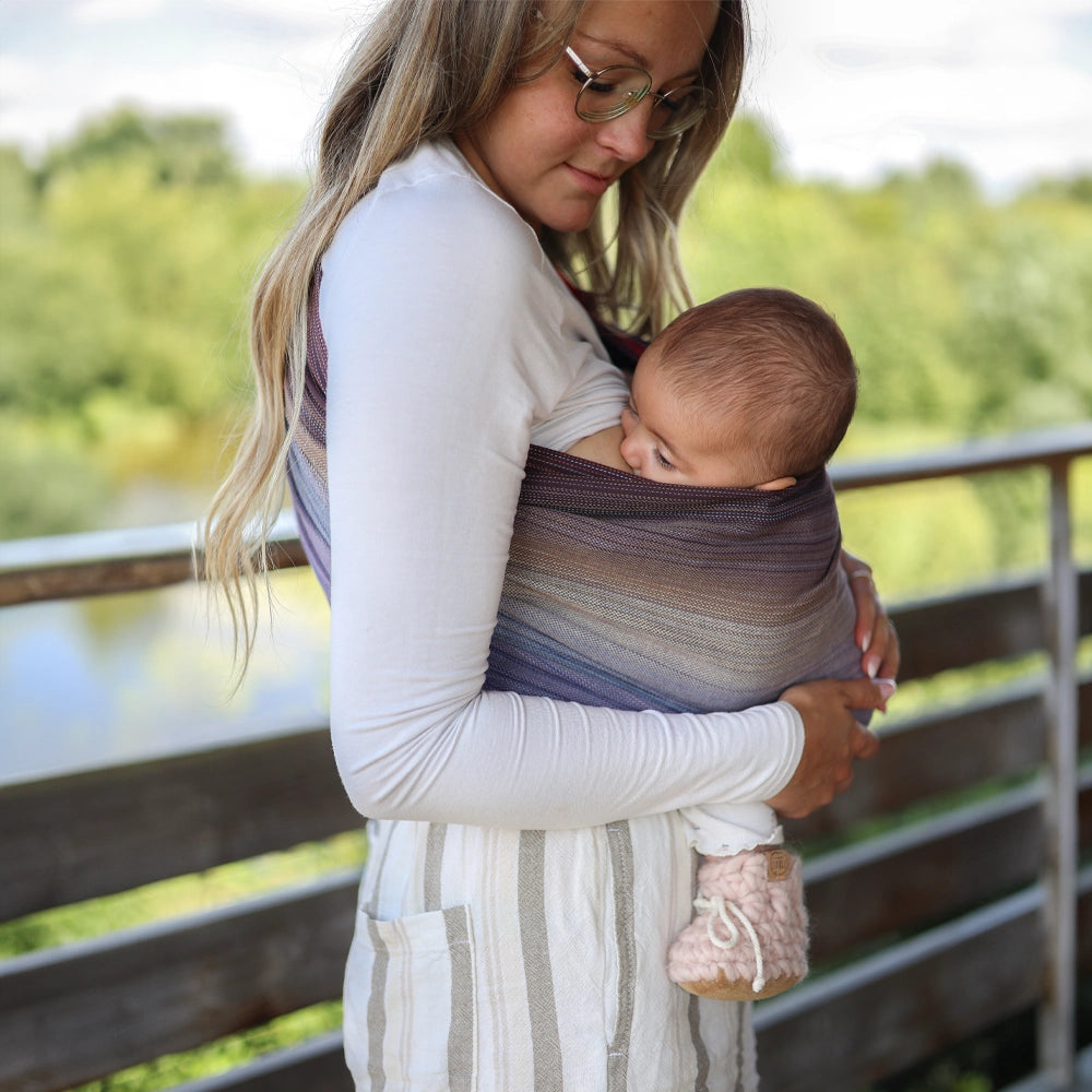 Écharpe Ajustable Tissée (Ring Sling) | Sunset - Chimpäroo