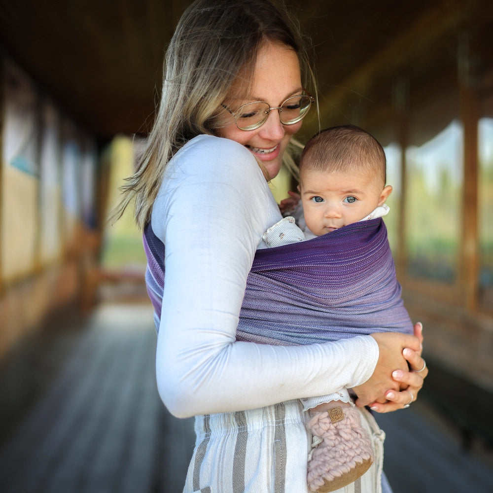 Écharpe Ajustable Tissée (Ring Sling) | Sunset - Chimpäroo
