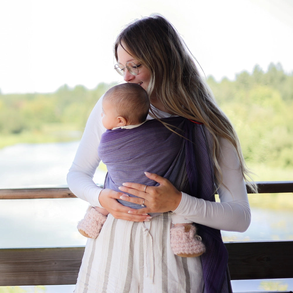 Écharpe Ajustable Tissée (Ring Sling) | Sunset - Chimpäroo