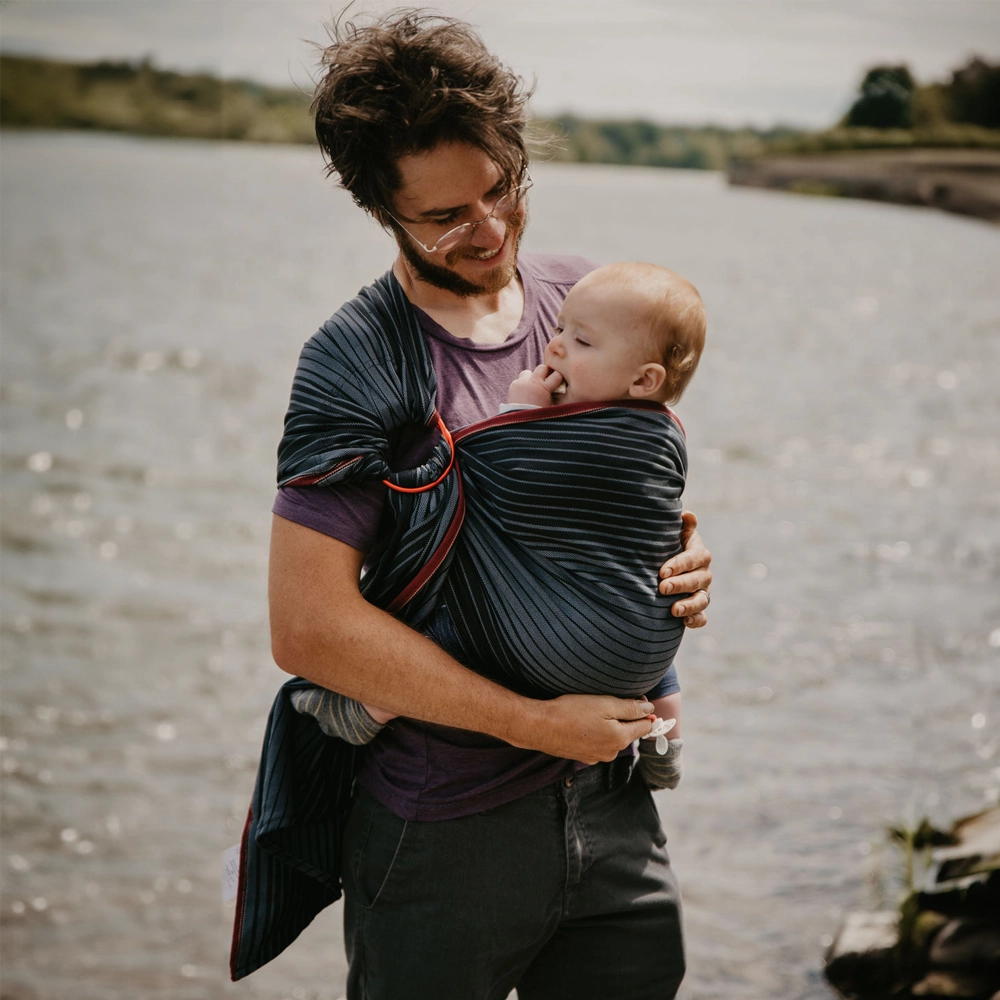 Écharpe Ajustable Tissée (Ring Sling) | Onyx - Chimpäroo