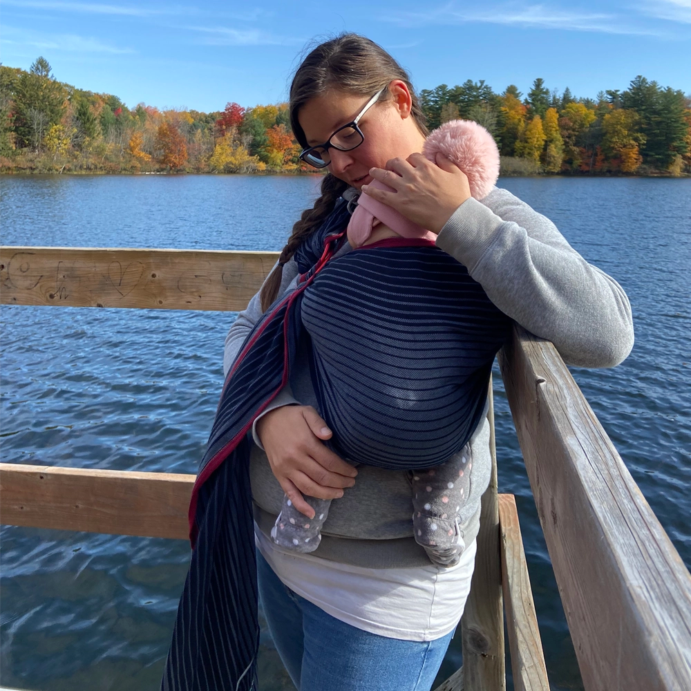Écharpe Ajustable Tissée (Ring Sling) | Onyx - Chimpäroo
