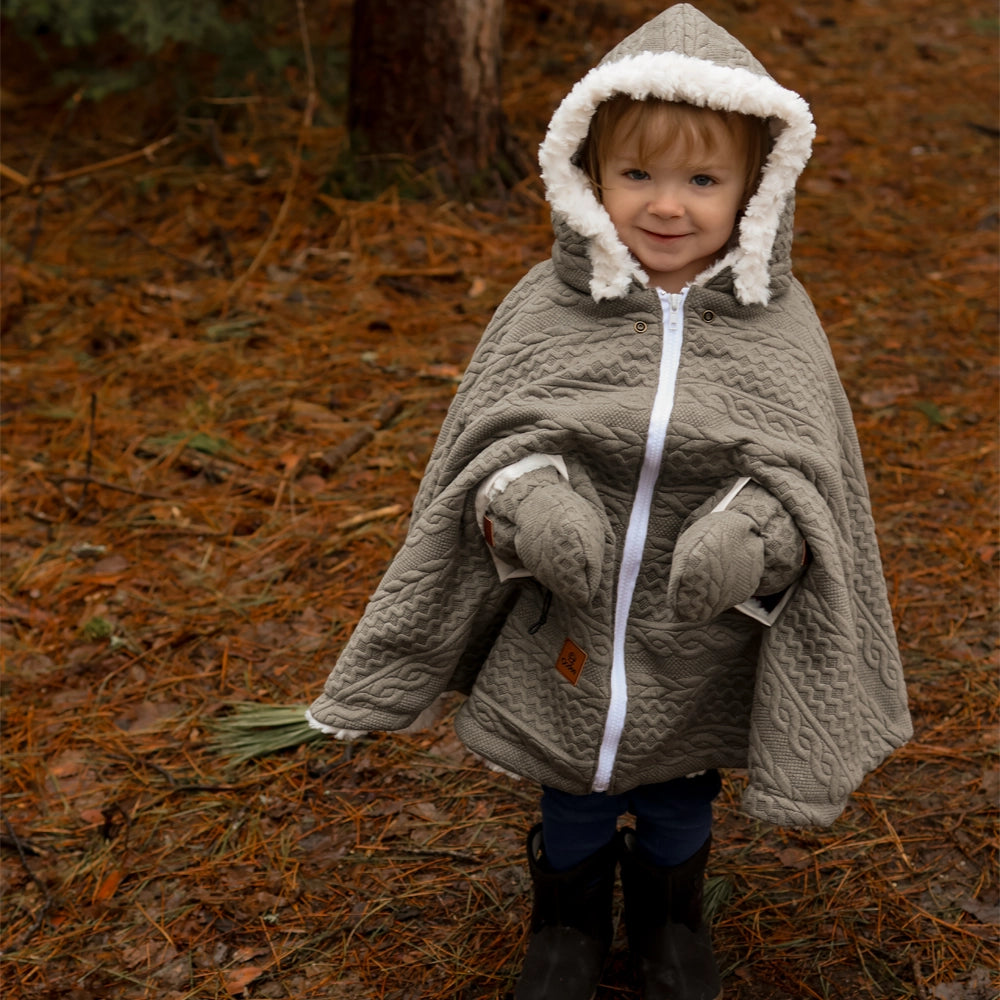 Oodee Mittens | Green Trendy Knit