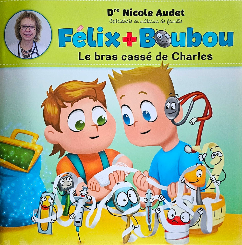 Livre - Félix et Boubou - Le bras cassé de charles - Chimpäroo