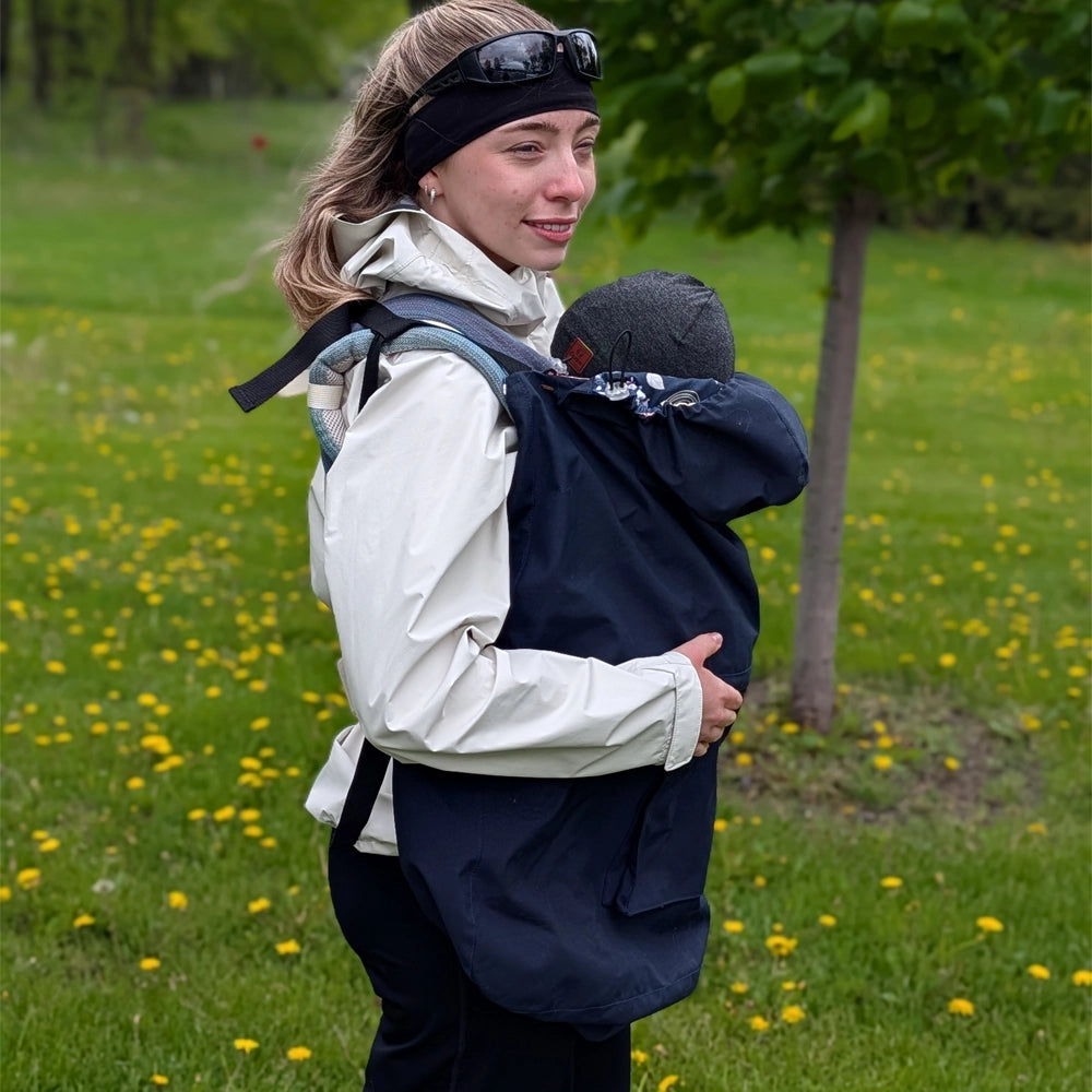Outdoor Babywearing Cover - Navy blue