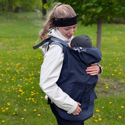 Outdoor Babywearing Cover - Navy blue