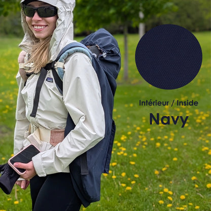 Outdoor Babywearing Cover - Navy blue