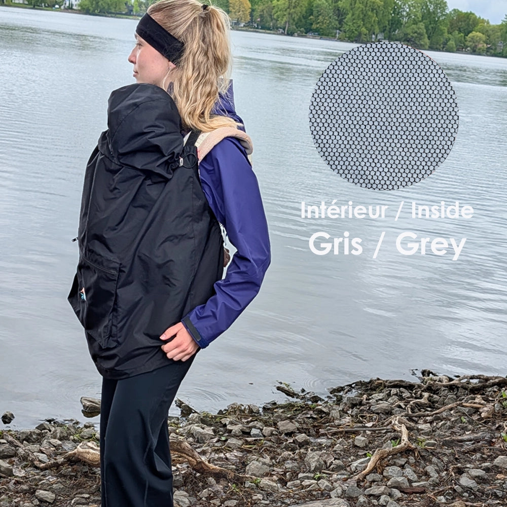 Outdoor Babywearing Cover - Black Activmom