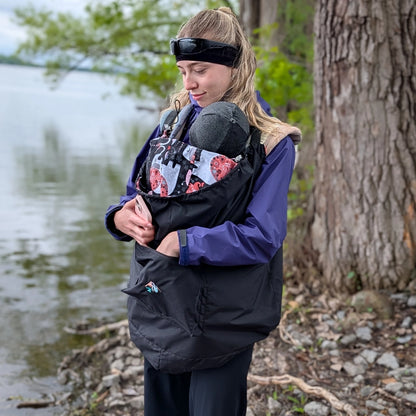 Outdoor Babywearing Cover - Black Activmom