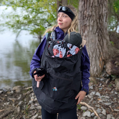 Outdoor Babywearing Cover - Black Activmom