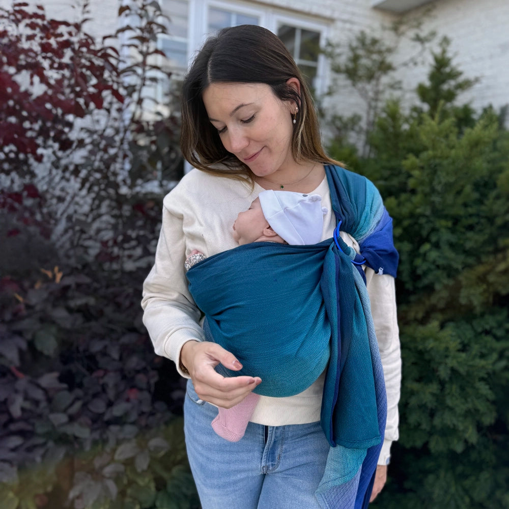 Écharpe Ajustable Tissée (Ring Sling) | ActivMom Boréale