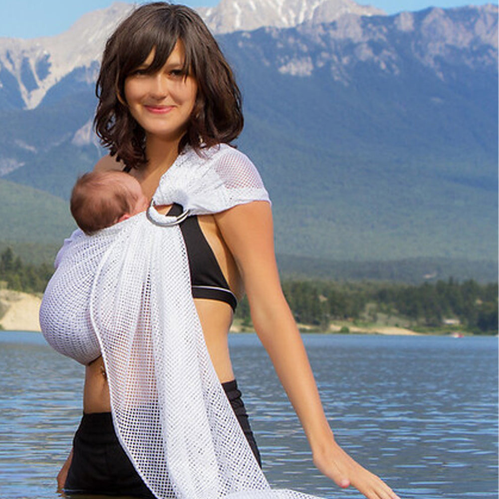 Écharpe Ajustable AIR (Ring Sling) | Blanc