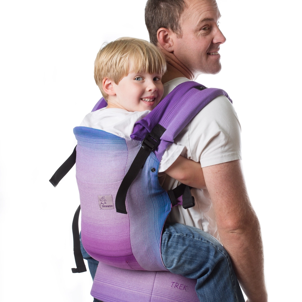 Porte bebe Trek moderne avec support de tete et siege pour parent actif Chimparoo