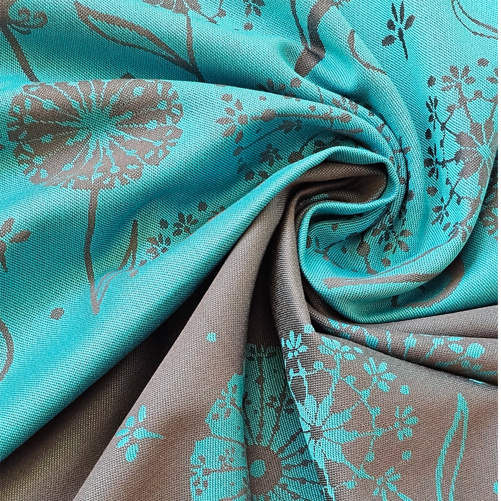 Écharpe Tissée Jacquard | Dandelion Aqua