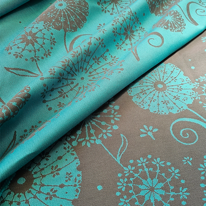 Écharpe Tissée Jacquard | Dandelion Aqua