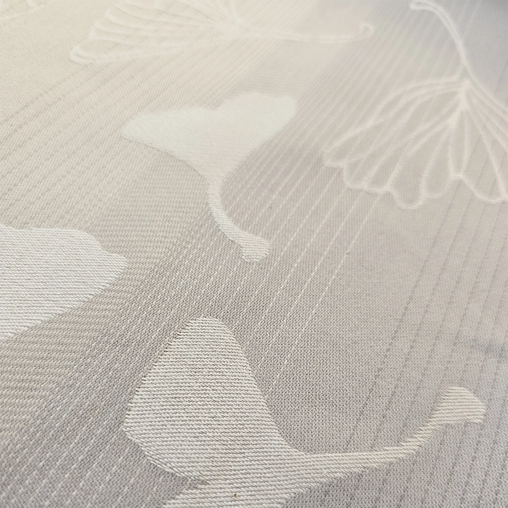 Écharpe Tissée Jacquard | Gingko Lune