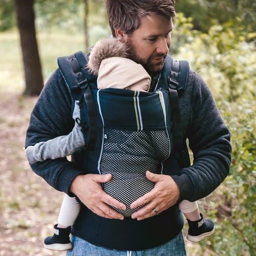 Porte-sac à dos pour nouveau-né et nourrisson. Porte-bébé enveloppant  orienté vers lavant -  Canada