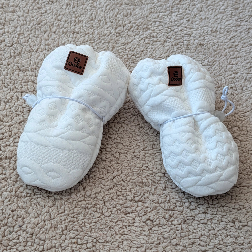 Mitaines Oodee | Tricot blanc