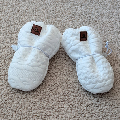 Mitaines Oodee | Tricot blanc