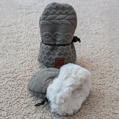 Oodee Mittens | Green Trendy Knit