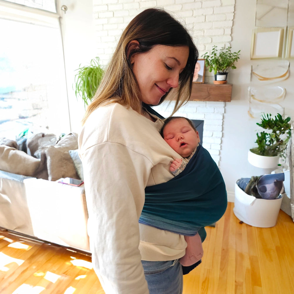 Écharpe Ajustable Tissée (Ring Sling) | ActivMom Boréale