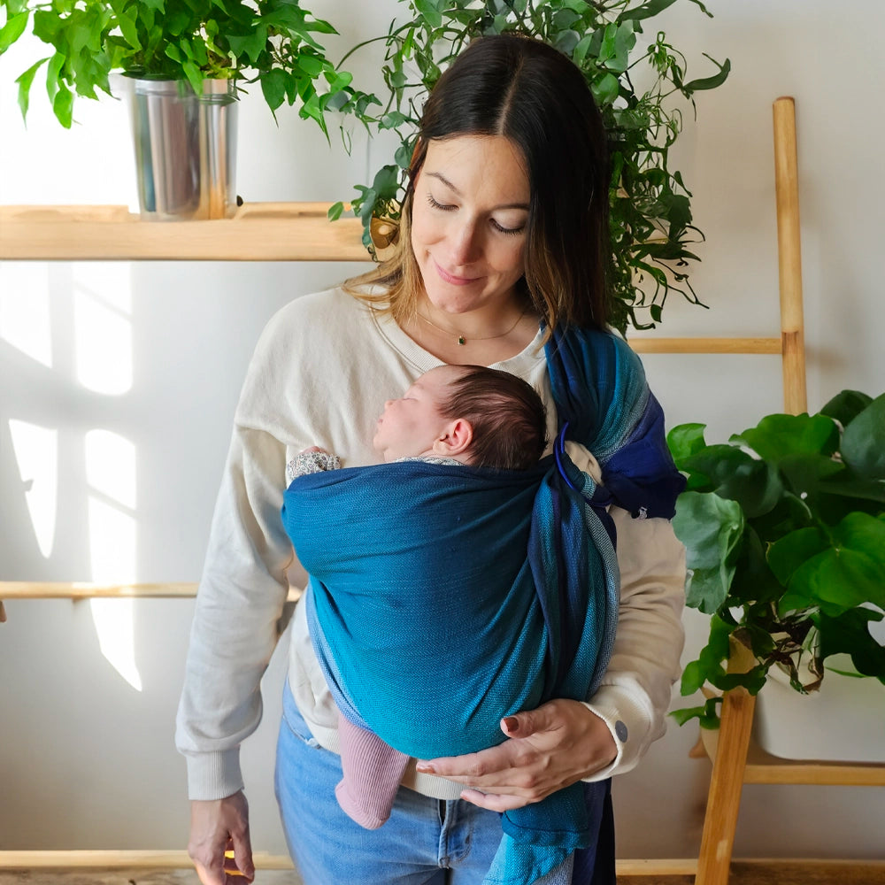 Écharpe Ajustable Tissée (Ring Sling) | ActivMom Boréale