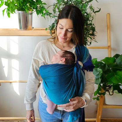 Écharpe Ajustable Tissée (Ring Sling) | ActivMom Boréale