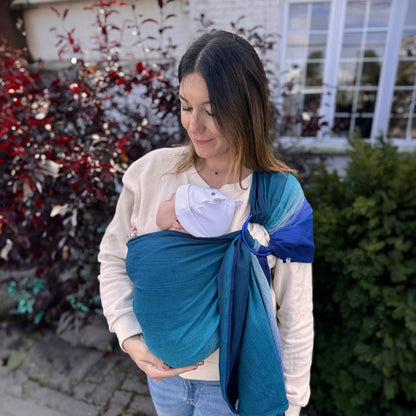 Écharpe Ajustable Tissée (Ring Sling) | ActivMom Boréale