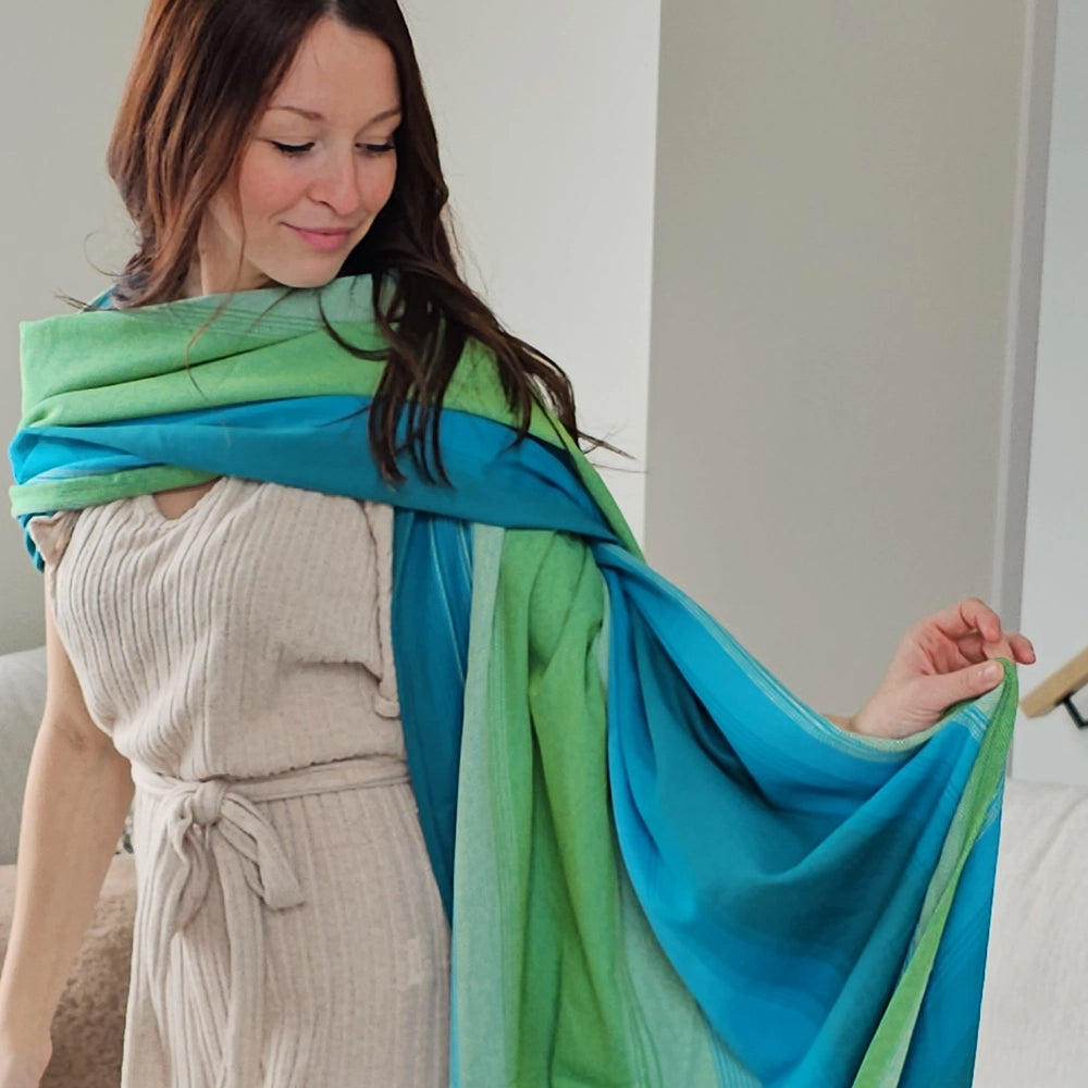 Écharpe Ajustable Tissée (Ring Sling) | Lime