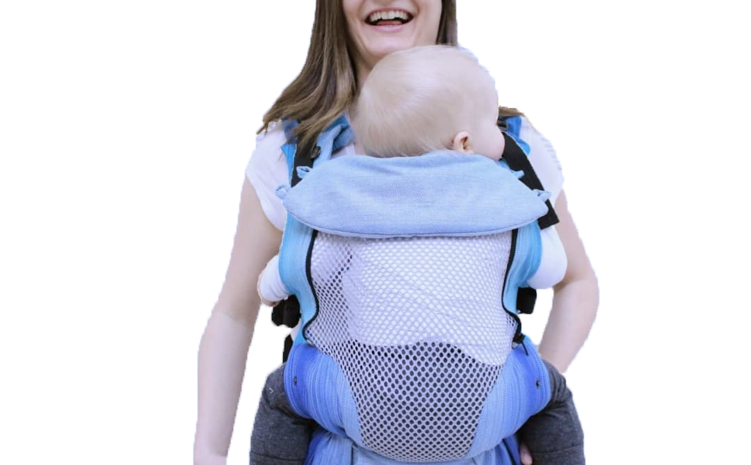 Porte-bébé polyvalent Trek Evö Air en mailles respirables (accessoires inclus) - Chimpäroo