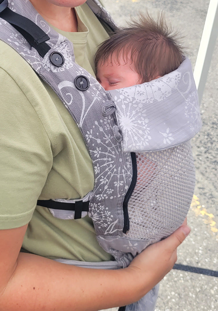 Porte-bébé polyvalent Trek Evö Air en mailles respirables (accessoires inclus) - Chimpäroo